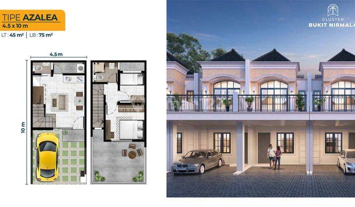 Rumah Pik 2 Cluster Bukit Nirmala Pinggir Pantai Tipe 4,5x10 1