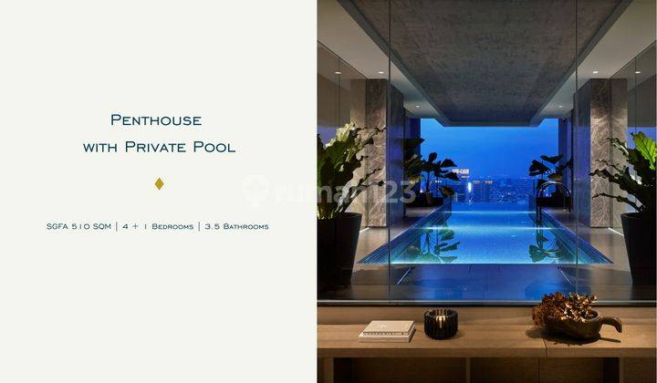 Regent Residences Jakarta At Mangkuluhur City Type Penthouse Bare 6