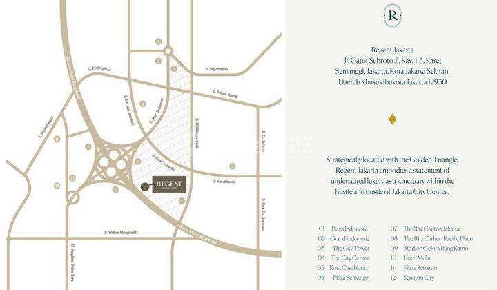 Regent Residences Jakarta At Mangkuluhur City Signature 251 Sqm 7
