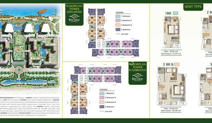 Apartment Greenbay Pluit Tower H Tipe 2 Kamar Full Furnish Murah 8