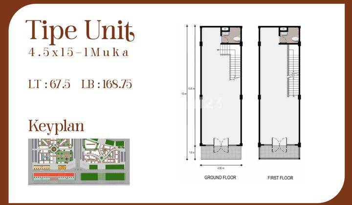 Ruko Rukan Pik 2 Little Siam 2 Lantai Ala Thailand Si Mian Fo 2