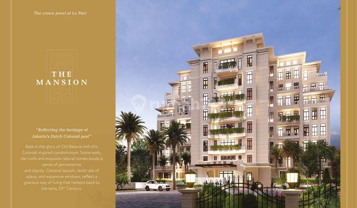 Le Parc At Thamrin Nine The Mansion Start 499 M2 Luxury Apartment 1