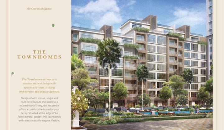 Le Parc At Thamrin Nine Townhomes Start 365 Sqm Luxury Apartment 1