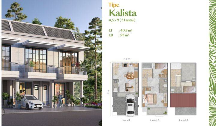 Rumah Pik 2 Milenial Ilona At Pasadena Hills Tipe 4,5 X 9  2