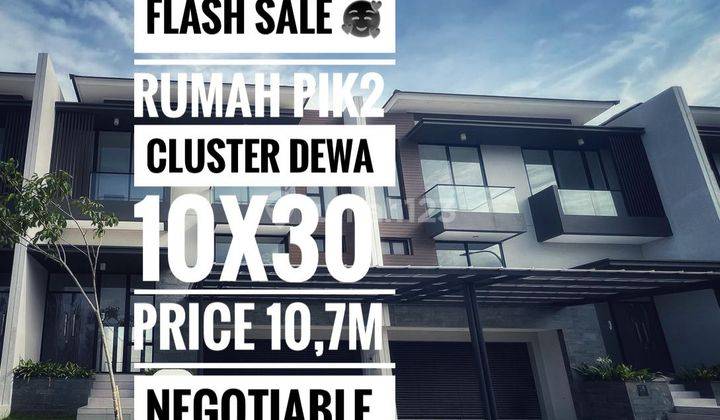 Rumah Pik 2 Type Kuta 10x30 Cluster Lokasi Strategis Dekat Aloha 1