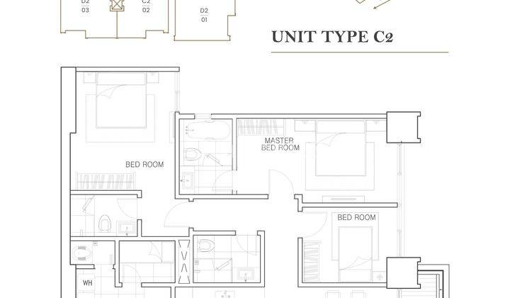 Pondok Indah Residences Tower Amala 3 Bedrooms Ready Siap Huni 2