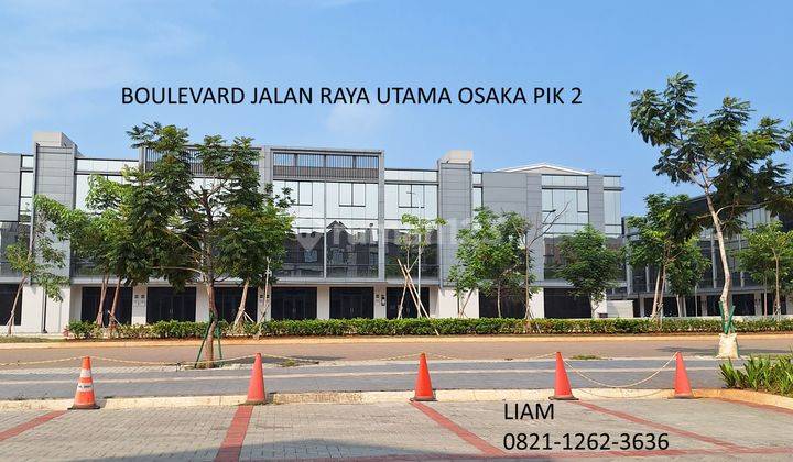 Disewakan Ruko Pik 2 Osaka Boulevard Hadap Jalan Raya Brand New 2