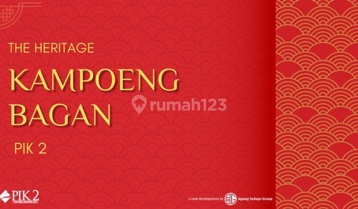 Rumah Pik 2 Kampoeng Bagan Cluster Kapitan Tipe Atlantic 5x12,5 2