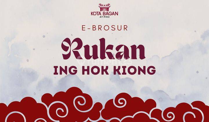 Ruko Pik 2 Kota Bagan Ing Hok Kiong 5x15 Harga Perdana Cicil 60x 2