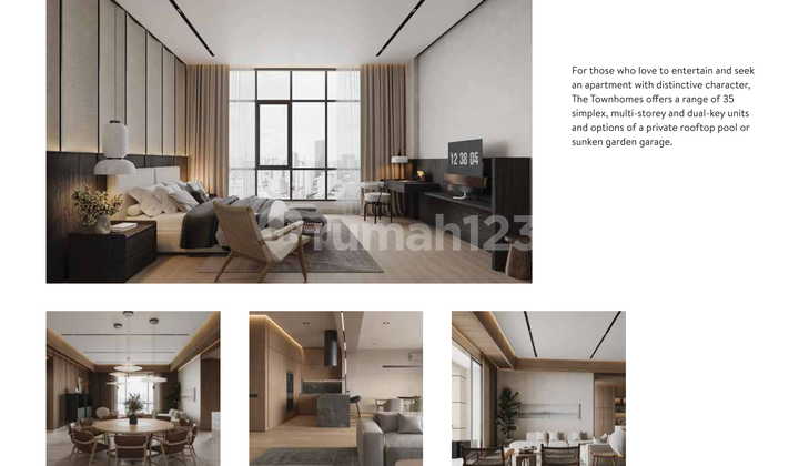 Le Parc at Thamrin Nine The Townhomes Simplex Unit 218 Sqm Luxury 2