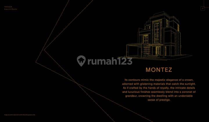 Rumah Bsd Tresor Luxury Home Type Montez 12x20 New Launching 2