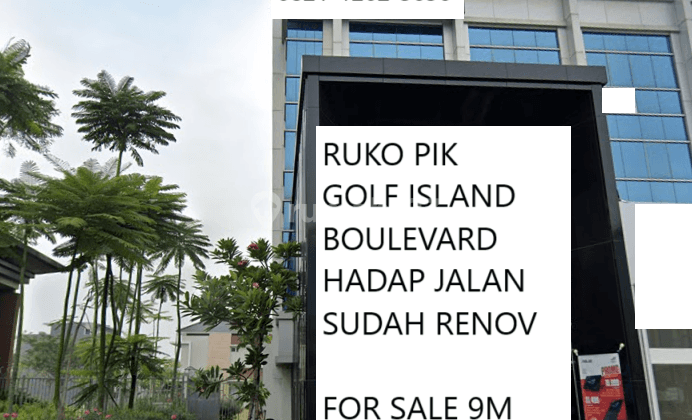 Ruko Pik Hoek Hook Golf Island Boulevard Hadap Jalan Raya 6x15 1