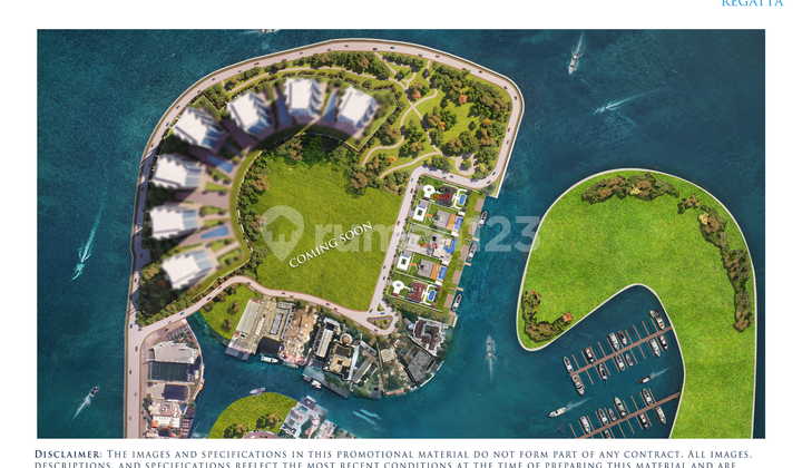 Kavling Rumah Pantai Mutiara Regatta Residence Lebar 12 Promo 1