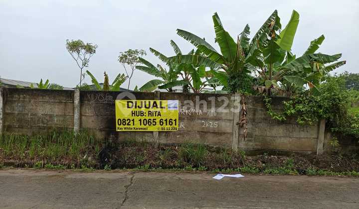Dijual tanah lokasi pinggir jalan Desa Mekarjaya Kecamatan Panongan, Kabupaten Tangerang