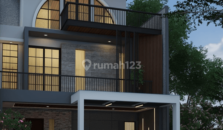 Rumah Minimalis Modern Citraland Woodland Bangunan 3 Lantai