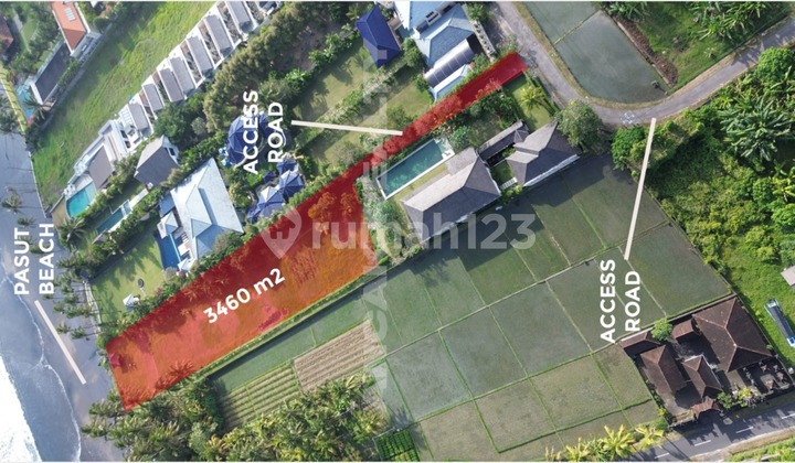 For Sale Beach Front Land 34.65 Are At Pasut Beach Bali JH-3518