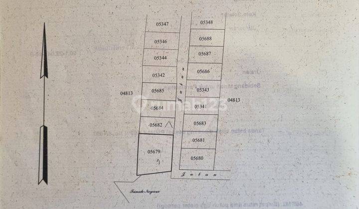 Land for sale 4.53 Are in the Balangan Jimbaran Bali Df 2206 area 2