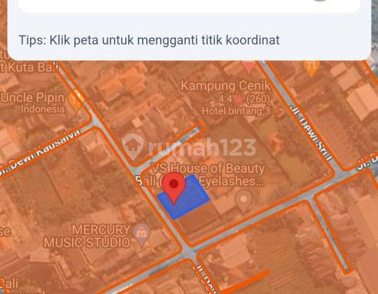 Dijual Tanah Kormesial 4,53 Are Jl Dewi Sri Ii Kuta Df 2255 2