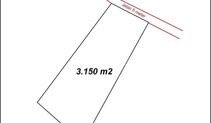 Dijual Tanah Los Tebing Pantai 31,5 Are Nyanyi,Tabanan KC-2934 2