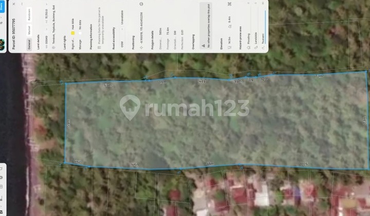 For Sale Beachfront Land 1,51 Hectare In Singaraja,Bali KC-3287
