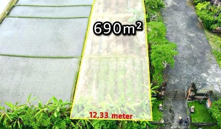 For Sale Land 6,90 Are Main Road Side of Kedungu Beach GA-3160 For Sale Land 6,90 Are Main Road Side of Kedungu Beach GA-3160