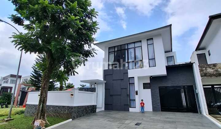 Rumah Hook View Gunung Fully Furnitured Siap Huni Klaster Atmosphere Sentul City Bogor
