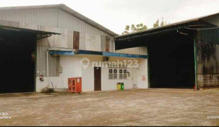 Gudang Siap Pakai Ex Pengolahan Oli Rumah Singgah di Burangkeng Setu Bekasi 1