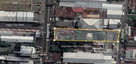 Tanah SHM Pekarangn Dekat Jogja City Mall Jl. Magelang Km 5,6
