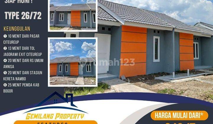 Rumah Citeureup Subsidi Per Bulan Flat Hingga Lunas 1