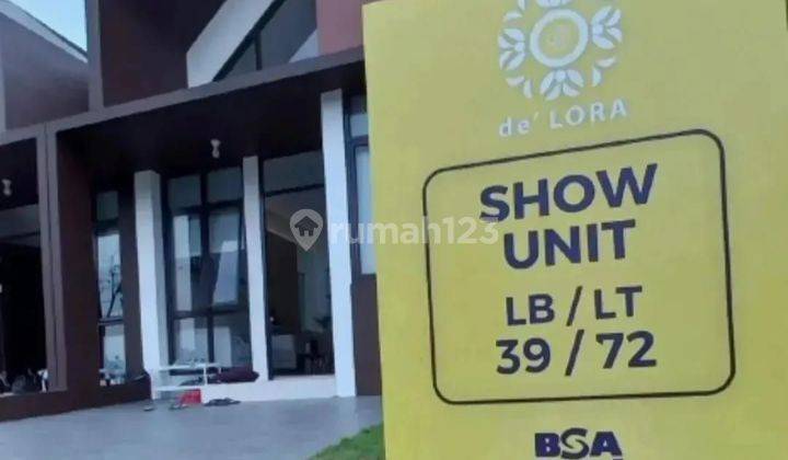 Rumah 2lantai Delora Parung Panjang Fasilitas Lengkap Ppn Gratiss 2