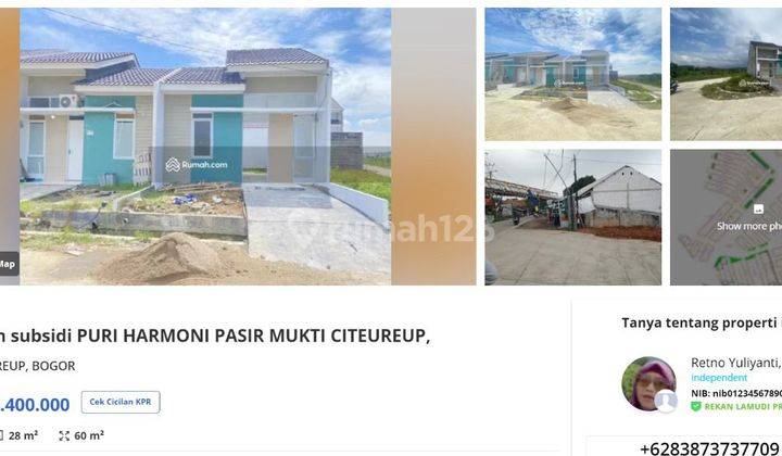 Rumah subsidi 2024 citeureup dg Retno janjian dapat unit 1