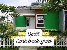 Rumah subsidi pinggir angkot promo 14jul dp0 cash back 5juta 1