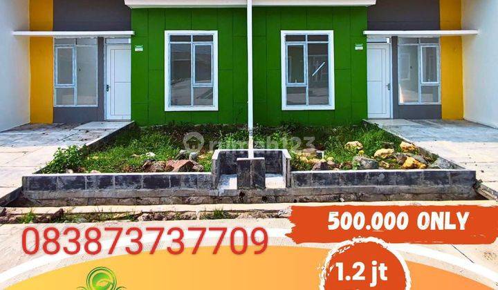 Rumah dijual rumah flat hingga lunas 1jt an Cibarusah Cikarang  1