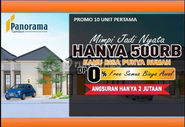 Rumah Cluster 500rb Dp0 % Sumberjaya Tambun Selatan Tanpa Dp 2