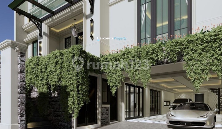 Rumah Baru American Klasik di Kebayoran Baru