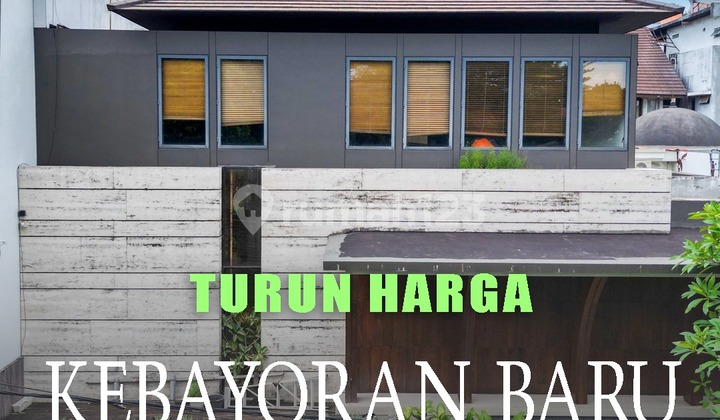 Rumah modern glass mewah di kebayoran baru