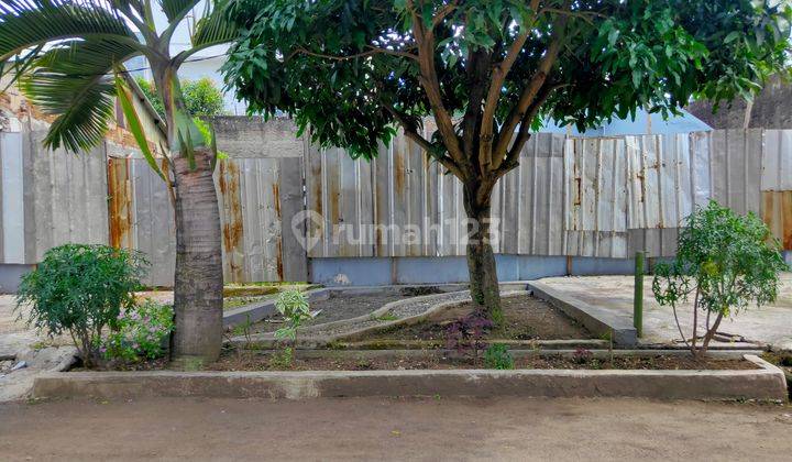 tampak depan tanah kotak dijual cluster eksxlusif