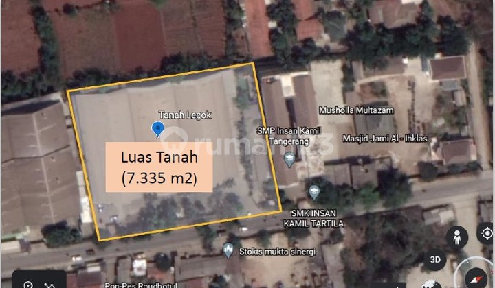 Tanah di Legok Tangerang Luas 7.335 M2 4