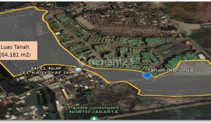 Tanah di Marunda Jakarta Utara 6.4 Hektar 1