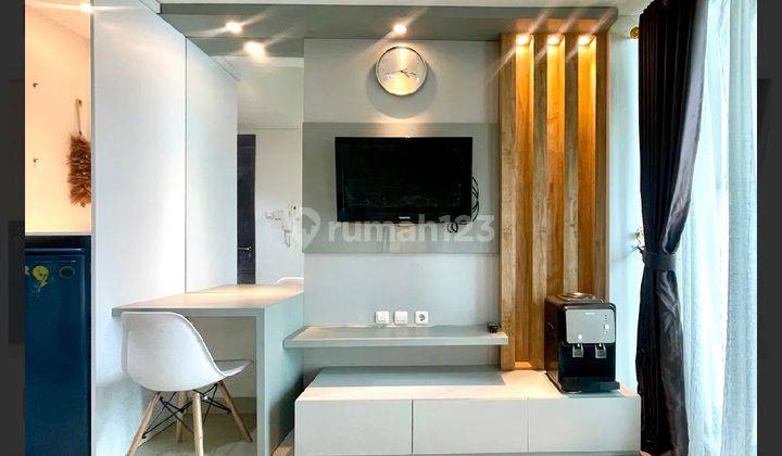 ruang tamu apartment bagus easrter green lrt