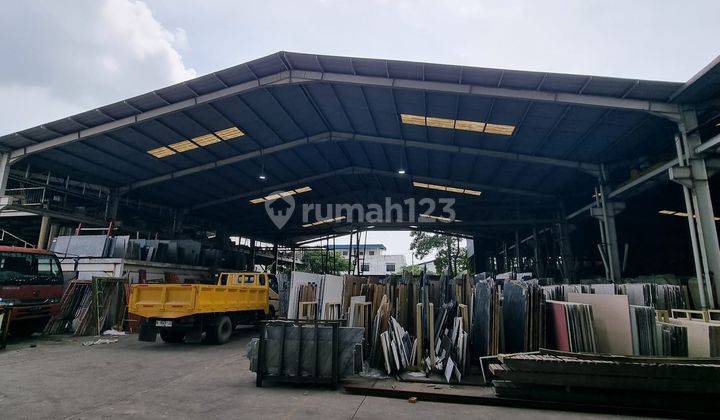 Tanah Dan Bangunan Gudang 1.3 Hektar. Industri mekar jaya 1