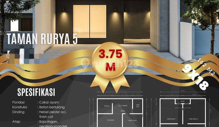 Dijual Rumah Baru di Taman Surya 5 1