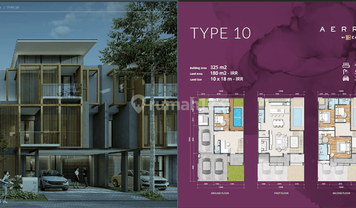 Dijual Rumah Baru di Aerra At Eonna Bsd City 2