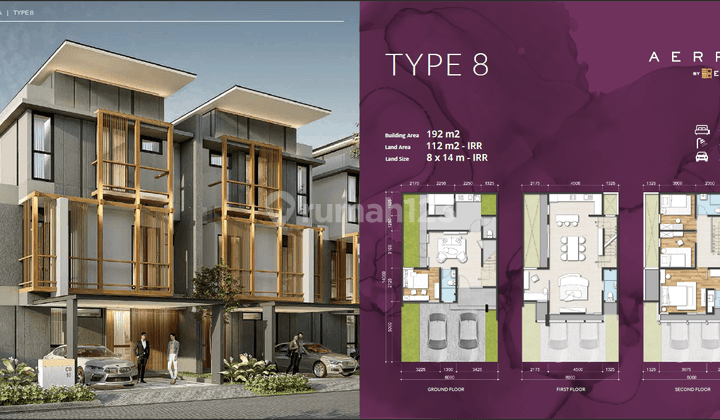 Dijual Rumah Baru di Aerra At Eonna Bsd City 1