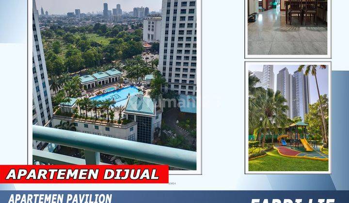 Apartemen Pavilion Sudirman, 3 Br Hadap Pool. Jual Cepat  1