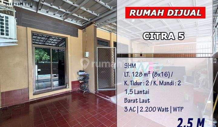 Rumah Citra 5, Luas 8x16, Jual Cepat  2