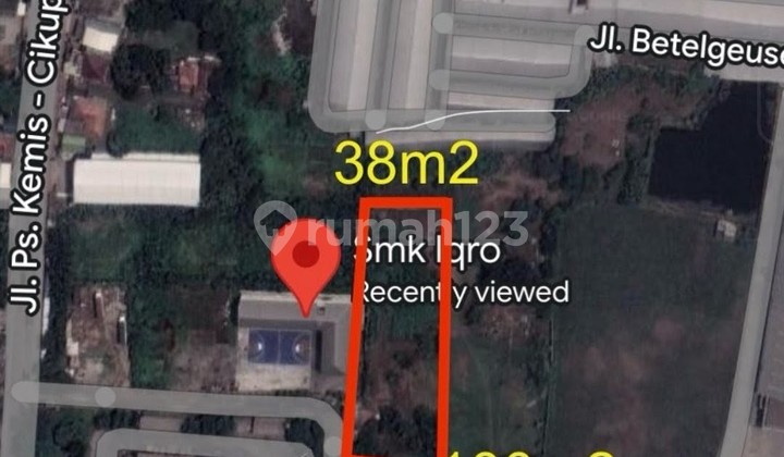 Land in Cikupa Pasar Kemis 4200 M