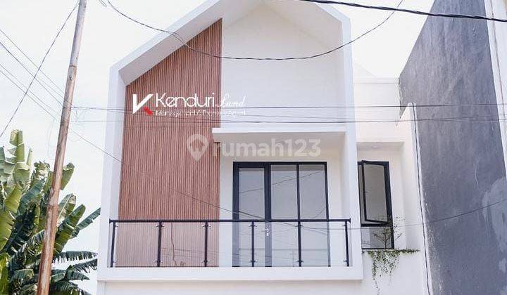 Rumah modern type scandinavian dalam cluster dekat toll andara 1