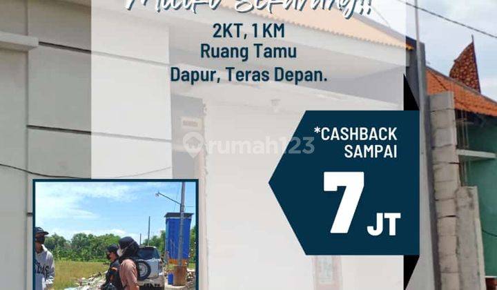 Rumah  baru dekat tol kedamean harga murah bisa diangsur 5
