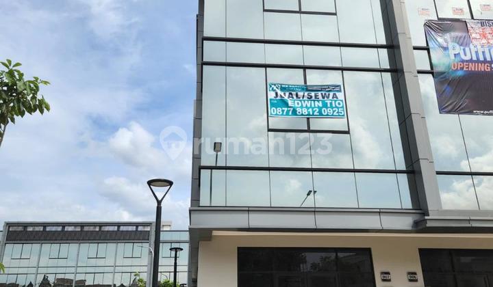 Rent a Shop House at PIK 2 Osaka Boulevard, Facing the Main Road, 5x15 Corner Unit, 3 Floors 1